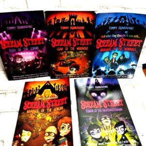 Scream Street kids/youth zombies books 4,6,7,9&10